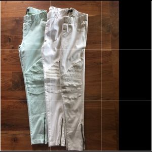 NWT 3 PAIR Sm Beulah moto pants (read details)